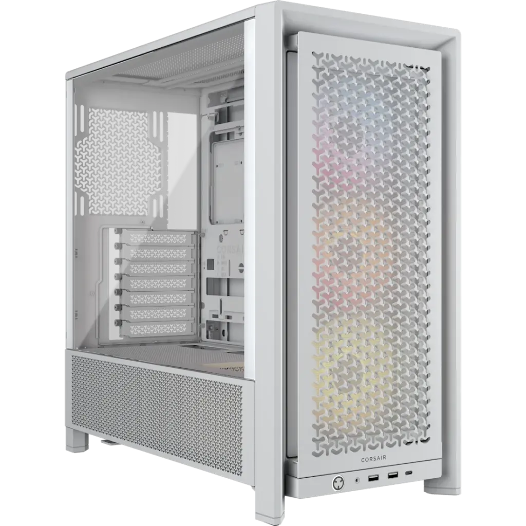 מארז מחשב מודולרי דגם Frame 4000D RS ARGB בצבע לבן מבית Corsair