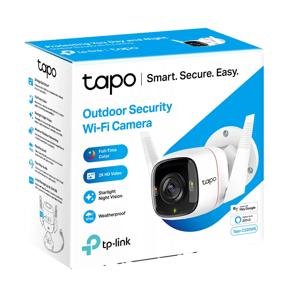 מצלמה חיצונית TAPO C320WS 4MP מבית TP-LINK